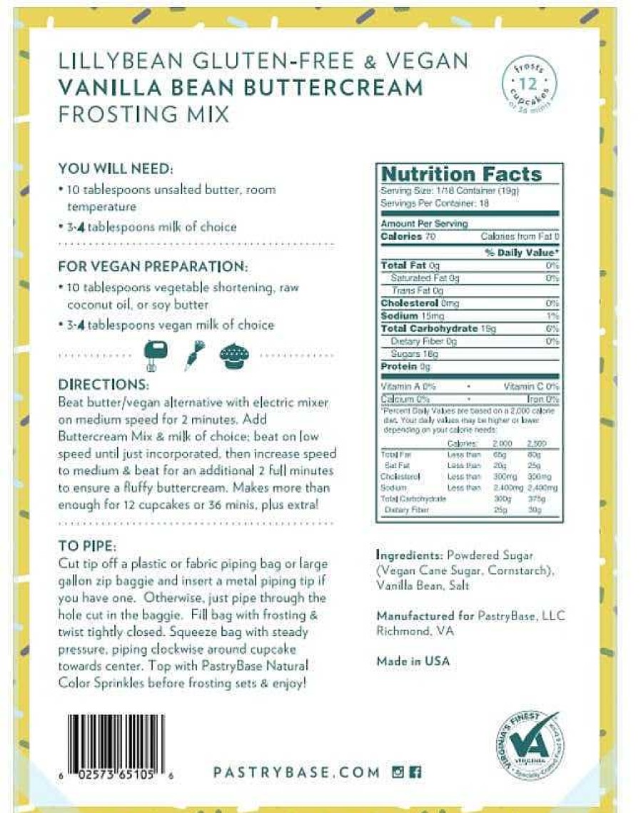 Kitchen Relish Decor | Buttercream Frosting Mix - Vanilla Bean