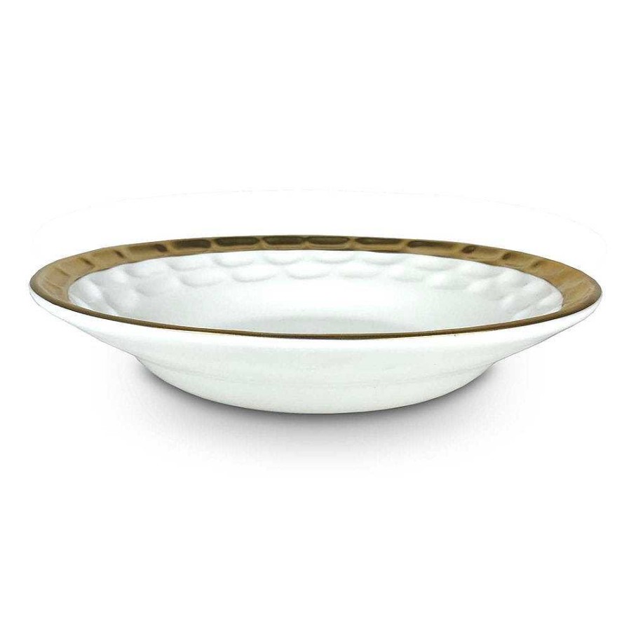 Table Relish Decor | Truro Dinner Bowl - Gold