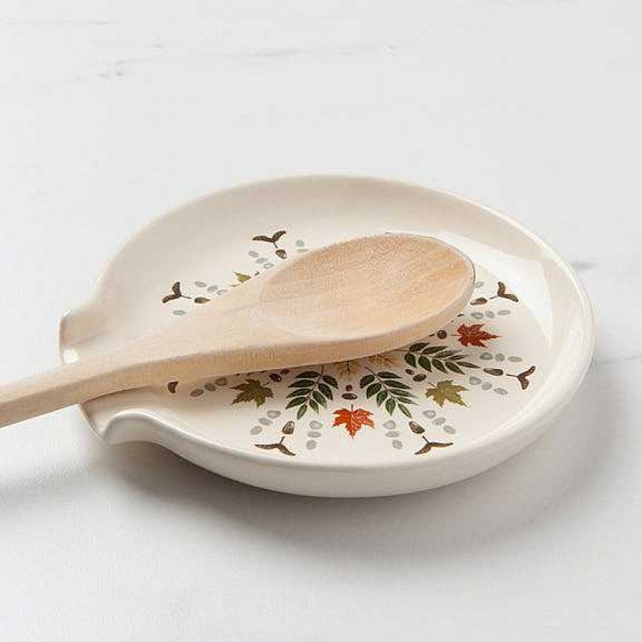 Kitchen Relish Decor | Spoon Rest - Fall Foliage