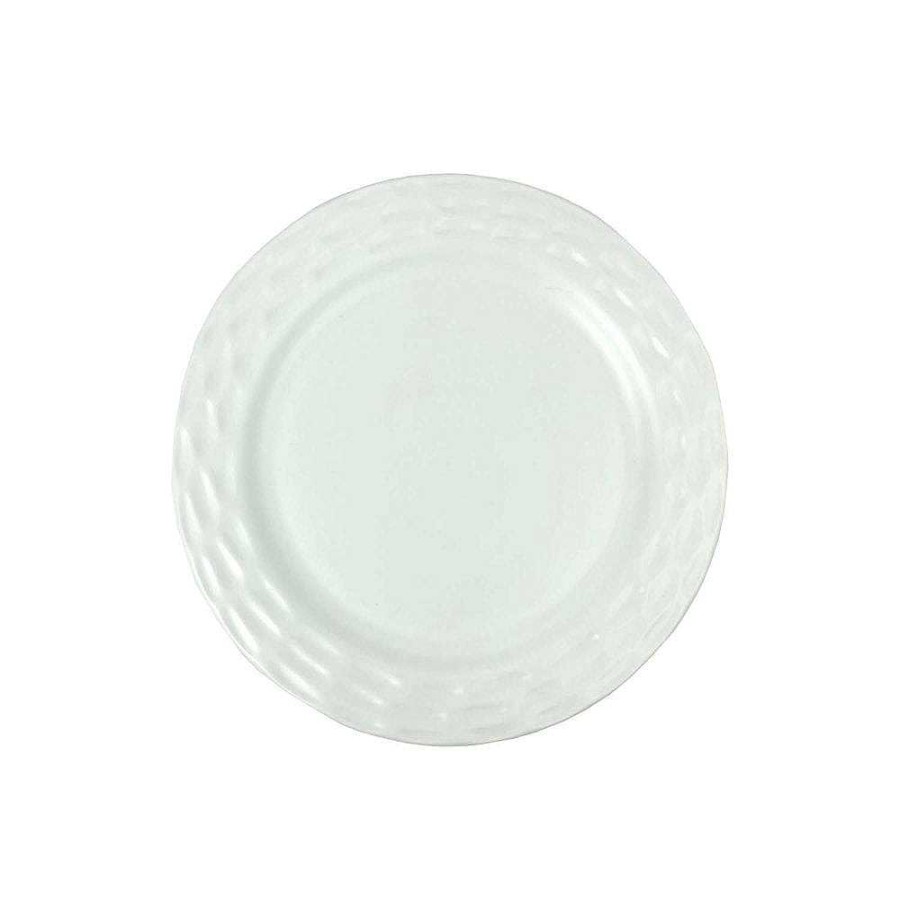 Table Relish Decor | Truro Salad Plate - Origin White